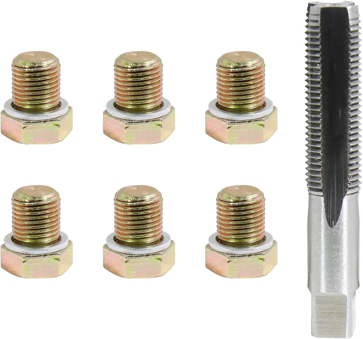 13-delige olieaftapplug reparatieset M13 x 1,25 mm draad Reparatieset voor olieaftapplug