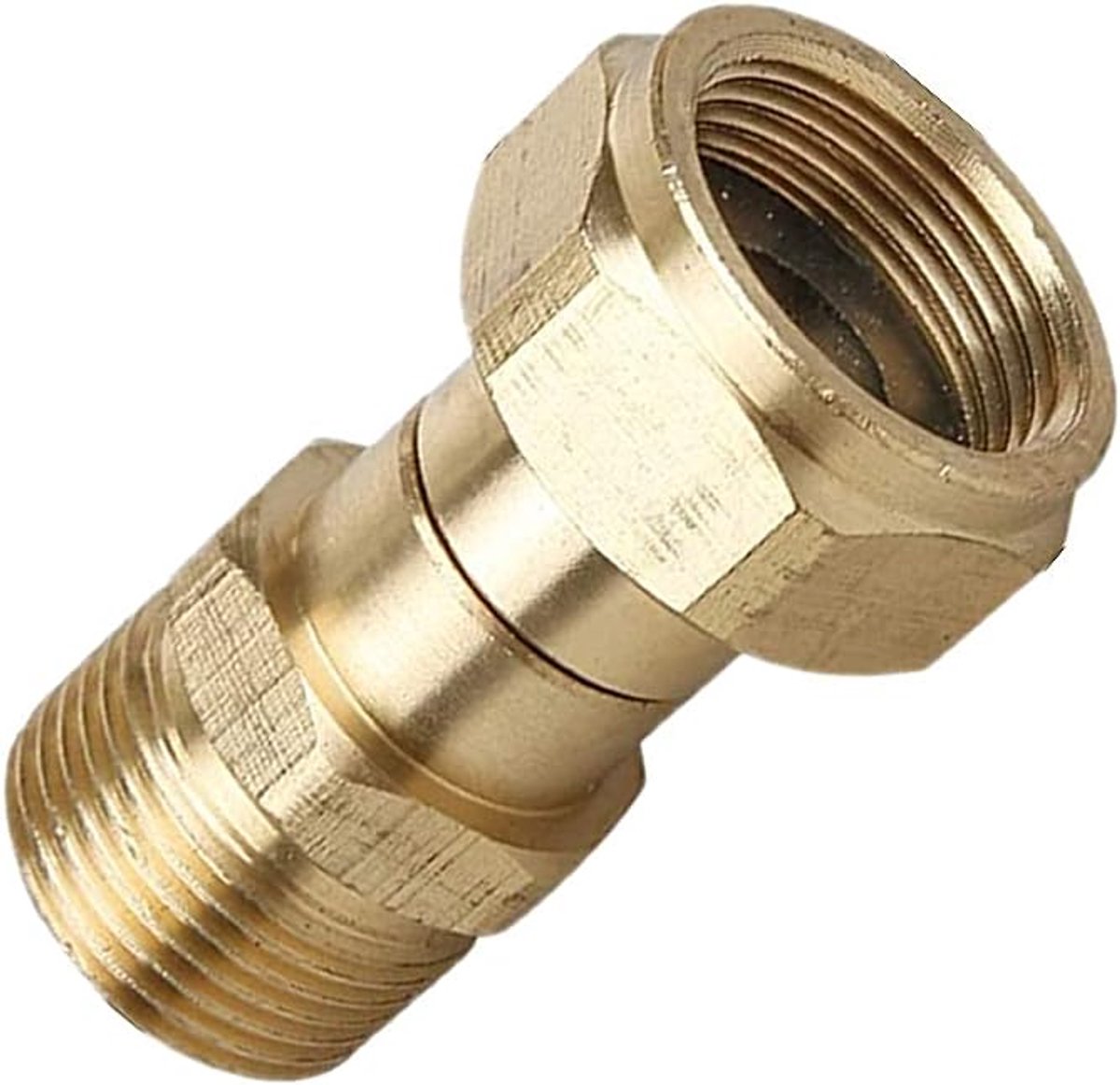 Hogedrukreiniger Swivel Joint Messing Hogedrukreiniger Koppeling Mannelijke M22 Slang Adapter voor Auto Reiniging - ShopVlot