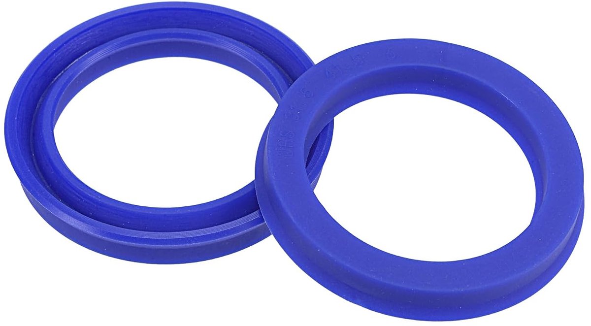 UHS radiaalasafdichtringen, industriële PU-olieafdichtingen voor hydraulische cilinders (blauw, 31,5 mm ID x 41,5 mm OD 6 mm breed)
