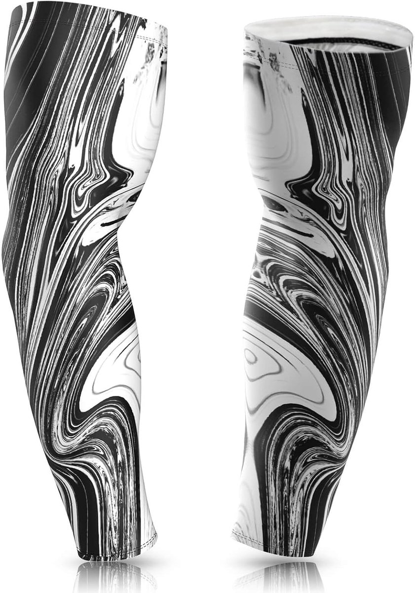 Sleeve Gaming Volleybal Wielersport: Esport Armbeschermers Armbanden Armwarmers Tattoo Wit Zwart Zomer Heren Dames Blok zwart