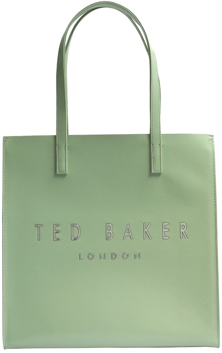 Ted Baker schoudertas Crinkon Crinkle Large Icon Bag LT - Green mintgroen