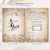 Het grote geheim van Sinterklaas - contract - Art Foto Service groep - Contract voor kinderen - Sinterklaas voor grote kinderen - Contract voor kinderen - Wenskaart - Sinterklaas