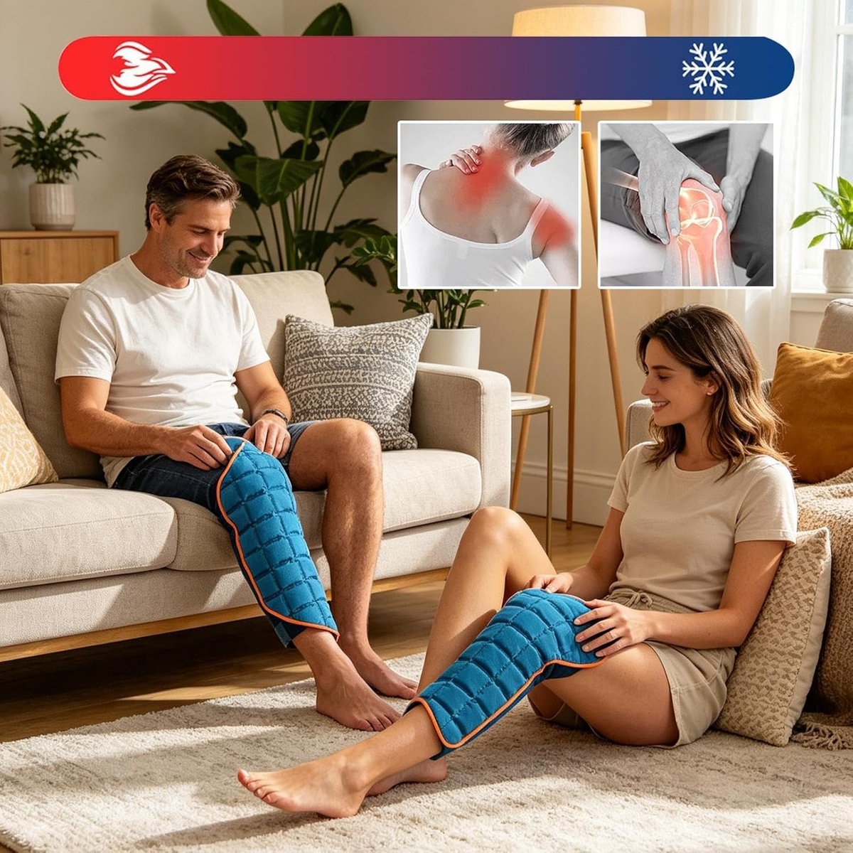 Schouderijspack, warmtekompres voor warme en koude kompressen, warmtepak voor herstel na blessures, voor mannen en vrouwen, voor buiten, thuis, op reis, in de sportschool en voor dagelijks gebruik. — cadeau in Cadeau-ideeën - foto 3