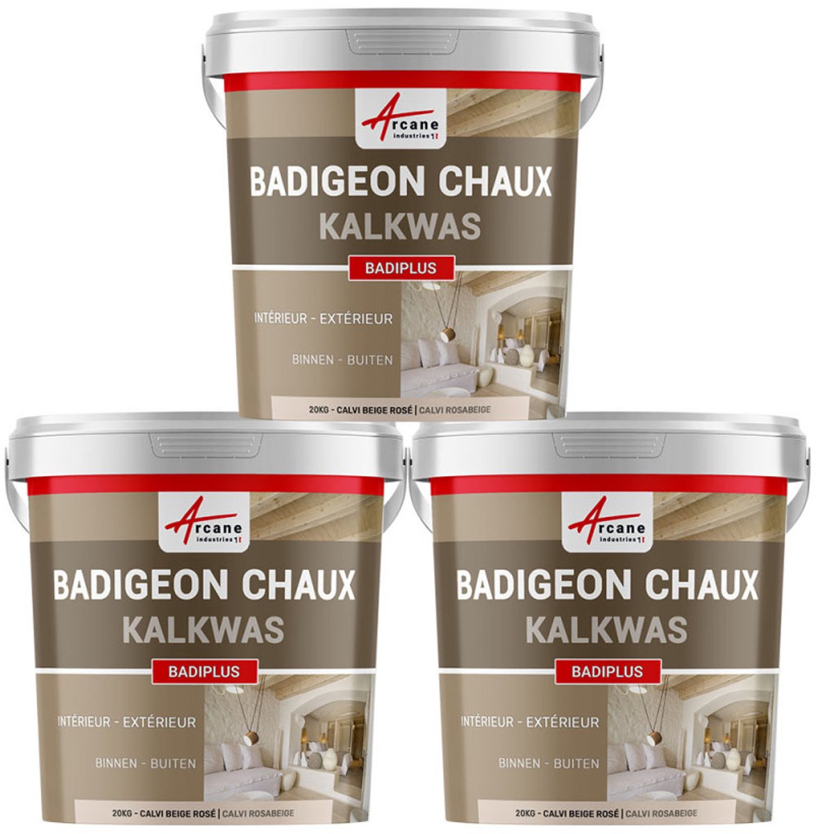 Kalkpleister Binnenmuur en Buitengevel - BADIPLUS
