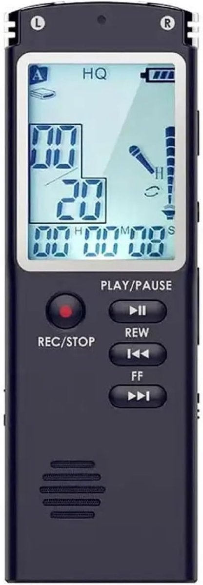 Digitale audio-spraakrecorder 8 GB – paranormale apparatuur – spirit box – oplaadbare draagbare recorder – ruisonderdrukking.