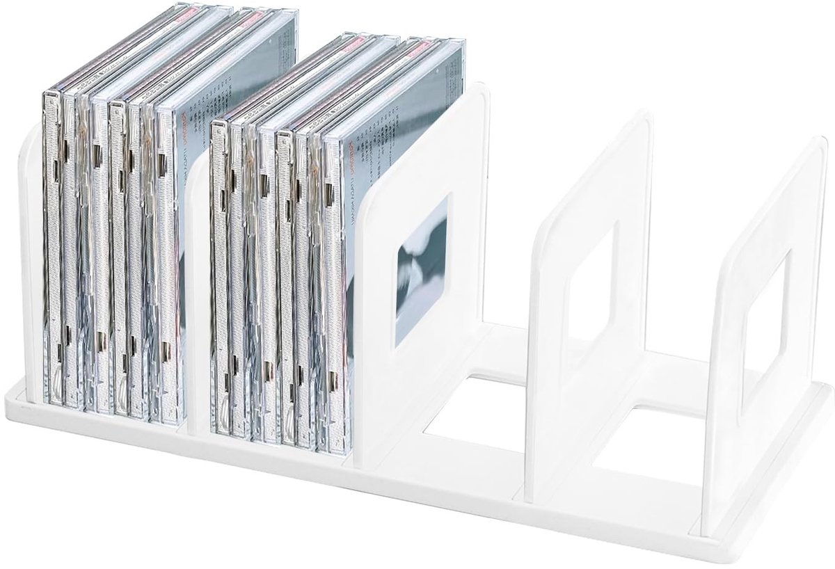 Omgoods - CD Houder van Hoogwaardige Plastic voor Mediaopslag