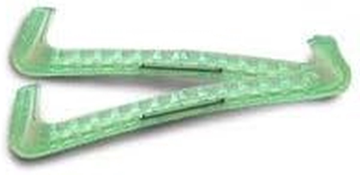 Schaatsbeschermers Hard - Blade Guards - Schaatsen Beschermen - Verstelbaar - 30-47 - Glitter Groen
