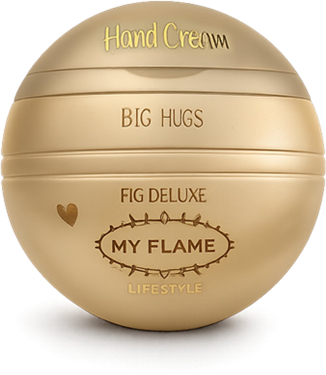 MY FLAME - Handcrème - BIG HUGS - Geur: Fig Deluxe - Afmetingen: 8x8x3 cm - Inhoud: 50 ml