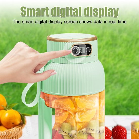 Omgoods - Draagbare Blender met Digitale Weergave en USB Oplaadbaar — afbeelding 4