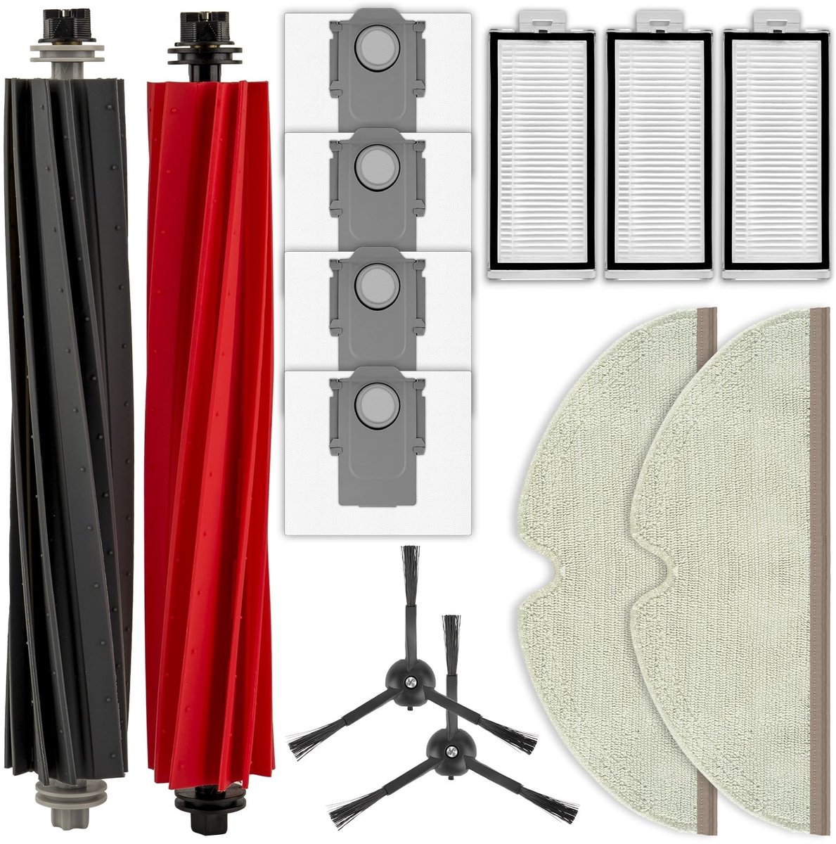 Omgoods - Robotstofzuiger Accessoirekit 13-delig voor Q5 Pro / Q8 Max Series