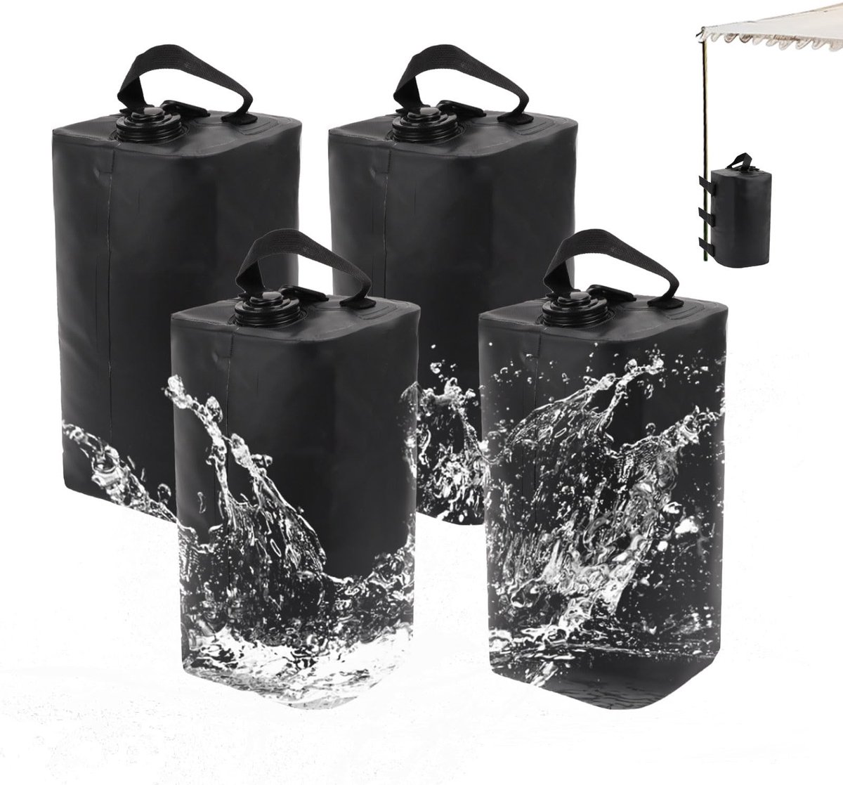Omgoods - Set van 4 Waterdichte Verzwaarde Zandzakken voor Tent