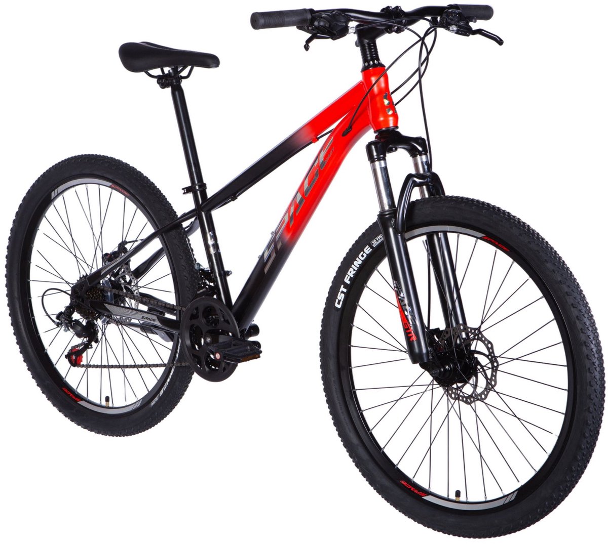 Mars – Mountainbike – 26 inch – 21 versnellingen – Schijfremmen – Voorvork met vering – Roşu/Zwart