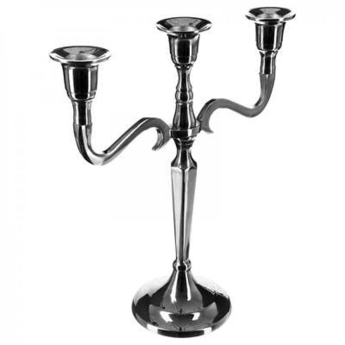 Omgoods - Moderne 3-Arms Metalen Kaarsenhouder 22.5 x 9.2 x 26.5 cm