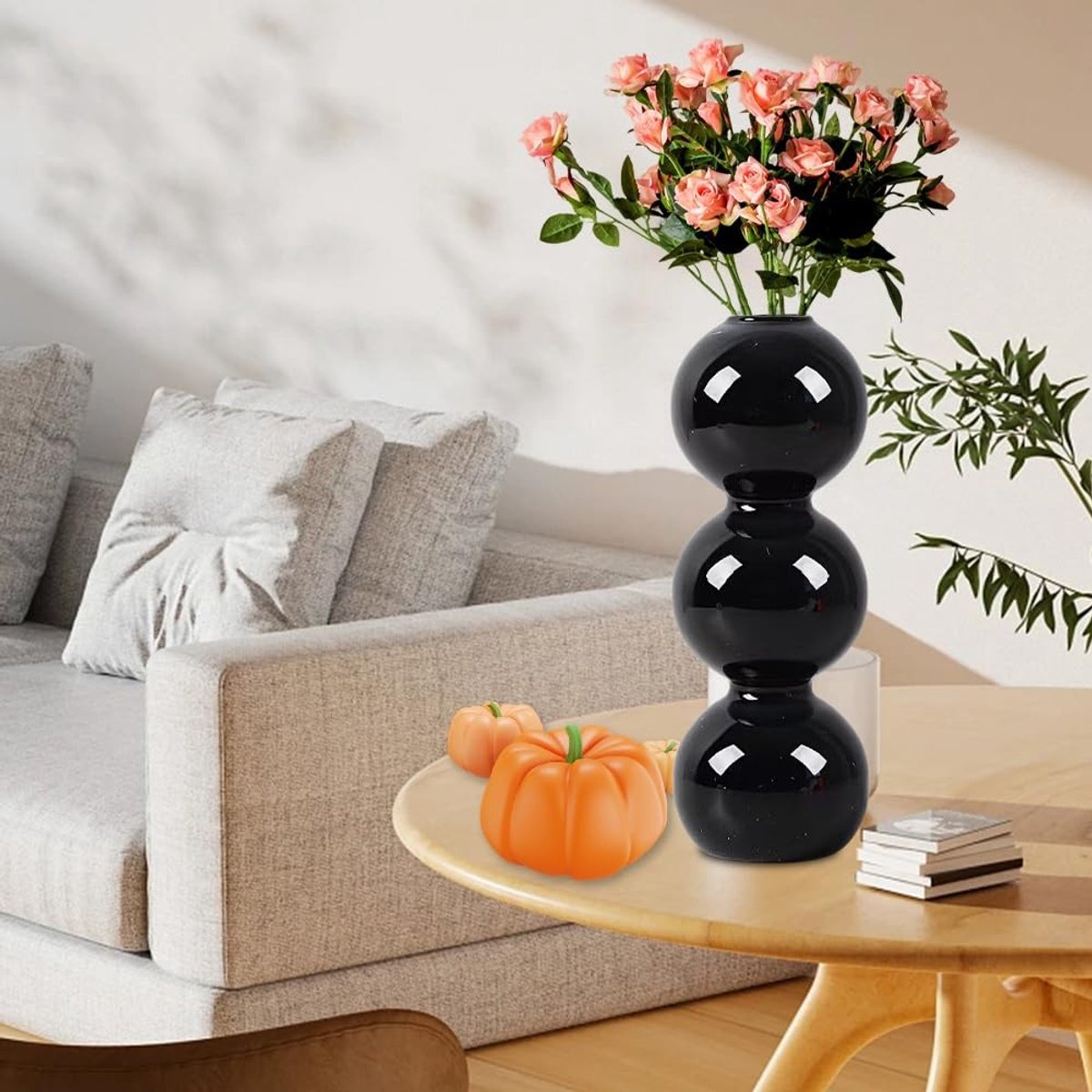Omgoods - Bubble Vaas van Glas voor Tafeldecoratie