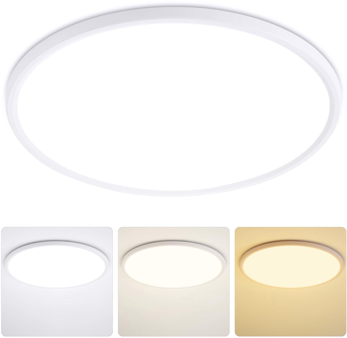 Omgoods - LED Plafondlamp met Instelbare Kleurtemperatuur 46W Ø50 cm