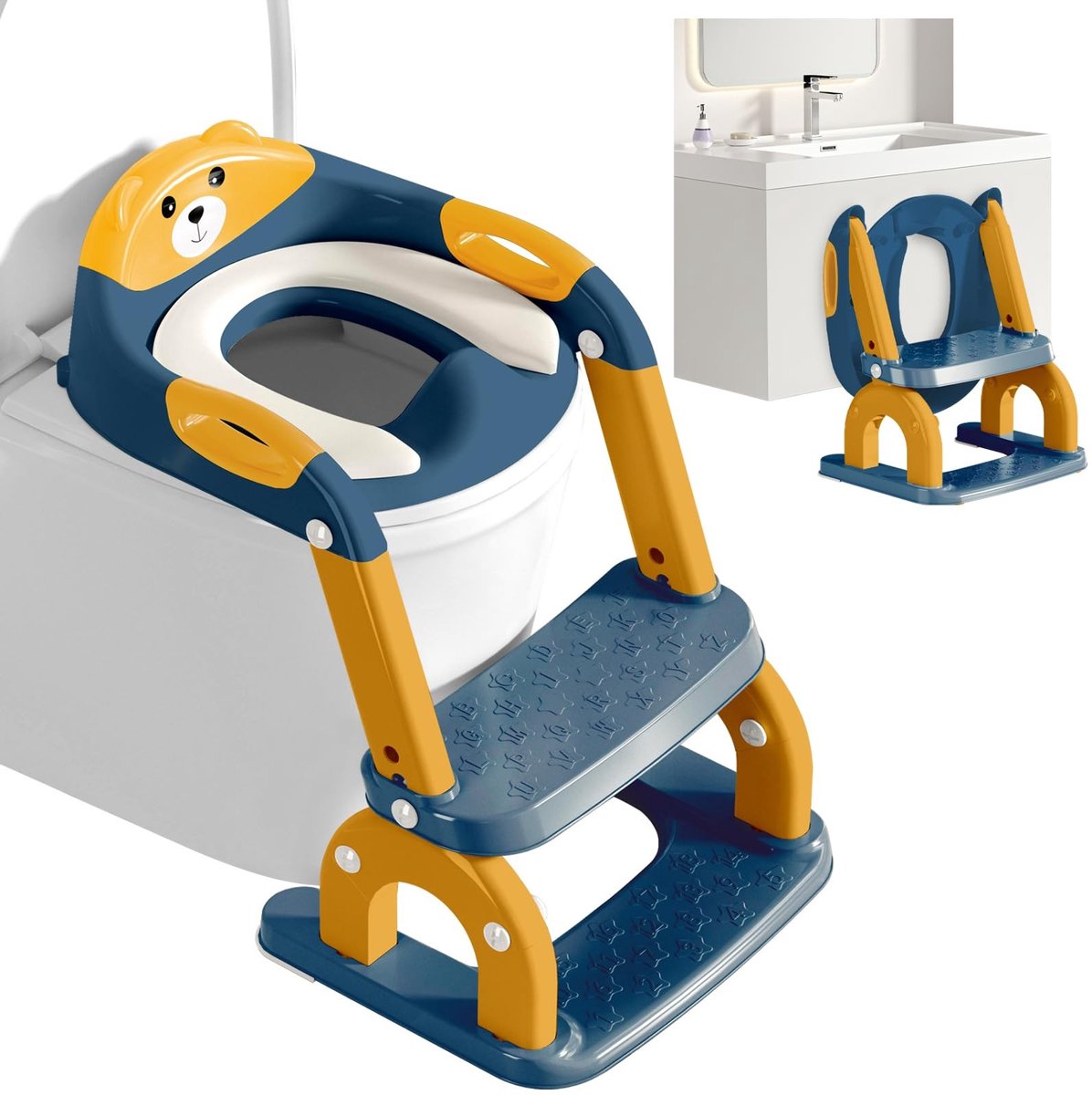 Omgoods - 2-in-1 Potty Training Stoeltje met Verstelbare Hoogte