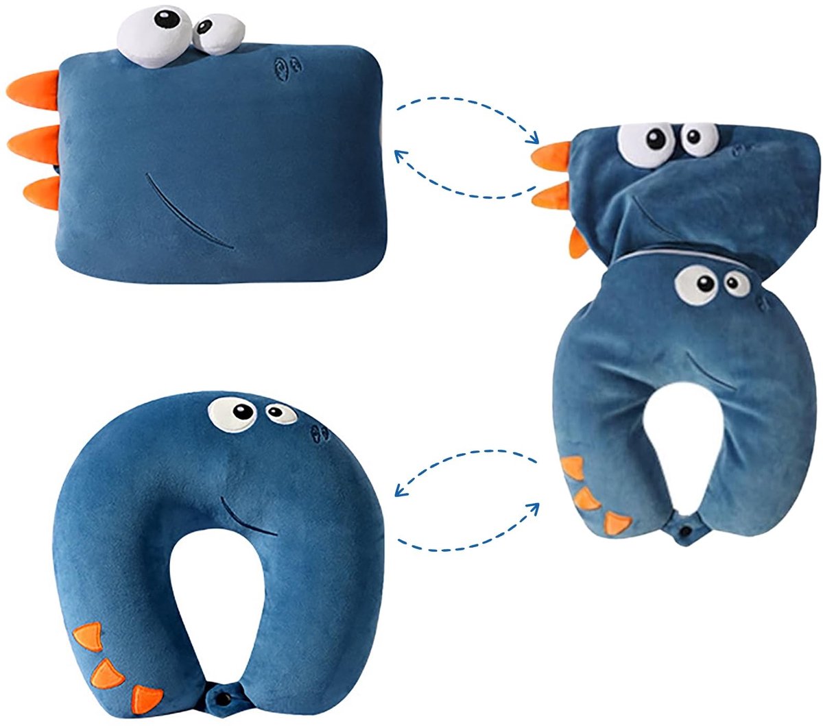 Omgoods - 2-in-1 Kinder Nek Kussen - Malleabel, Reis Kussen