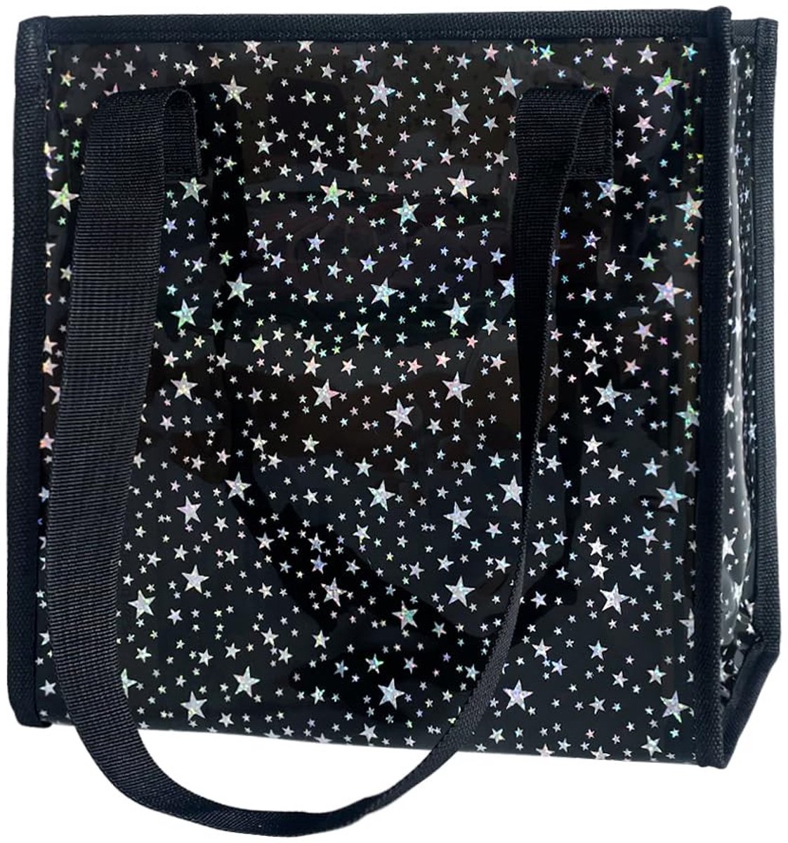 Omgoods - Transparante PVC Strandtas met Sterrenpatroon