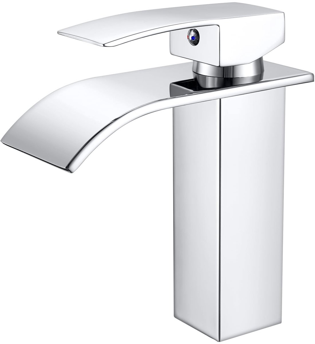 Omgoods - Badkamer Waterfall Kraan Chroom met Eenvoudige Installatie