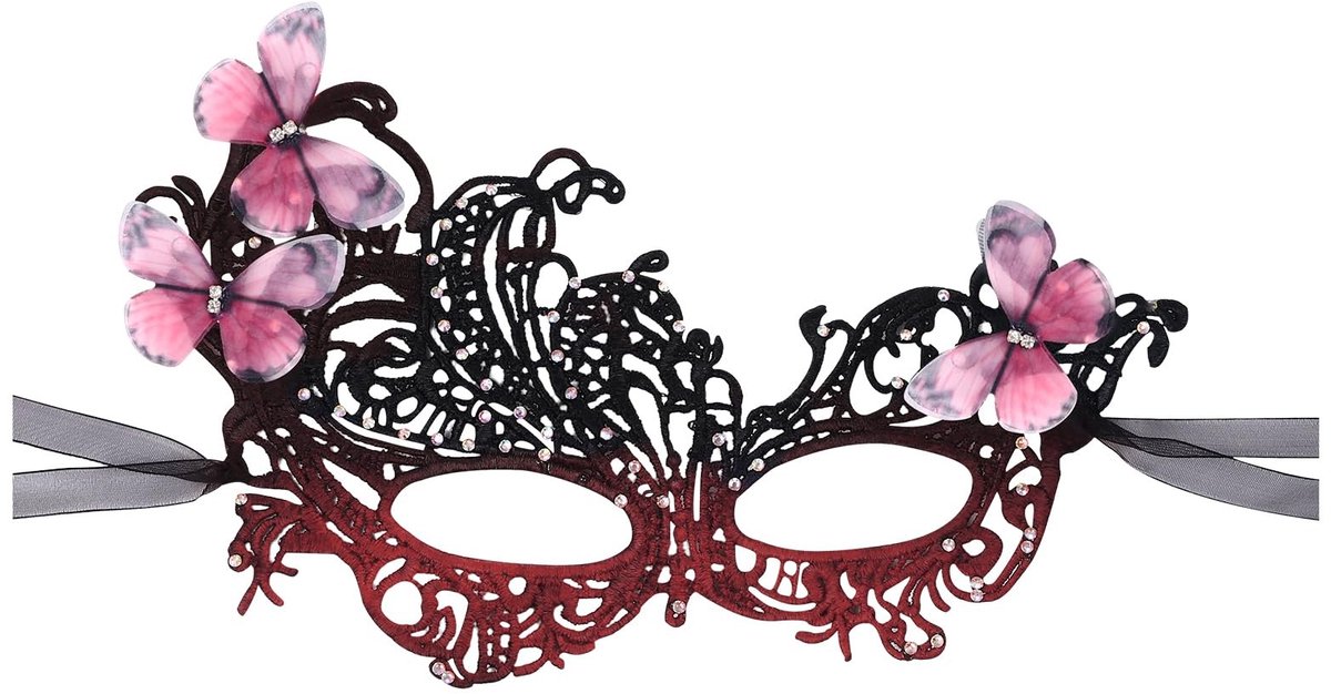 Omgoods - Kanten Masker voor Halloween en Feestjes, Elegant Ontwerp