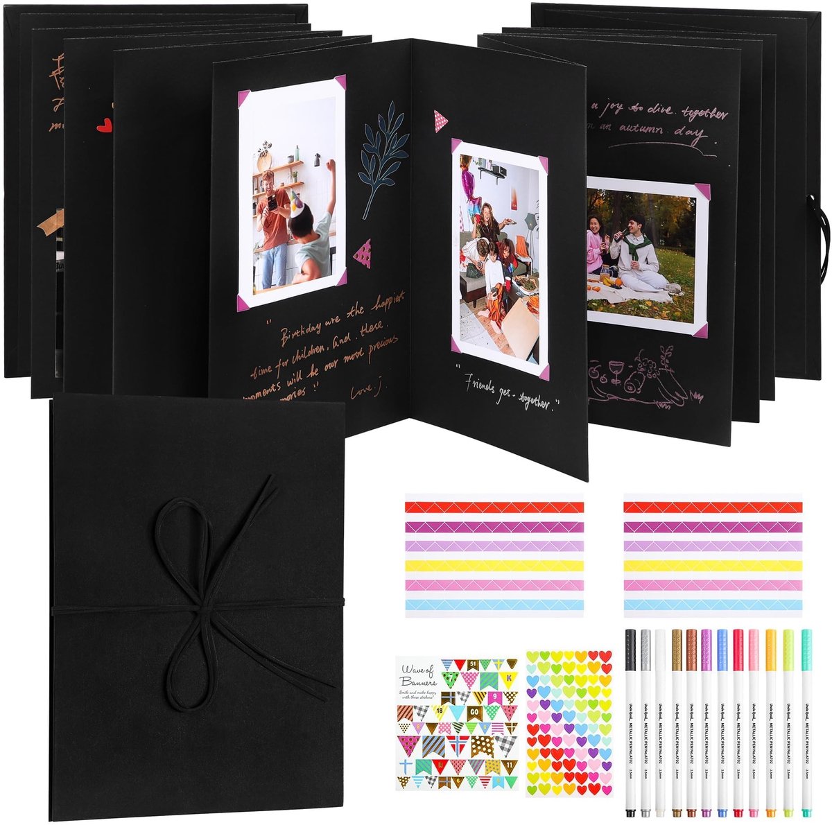 Omgoods - Fotoalbum met 34 Pagina's voor Scrapbooking en Herinneringen