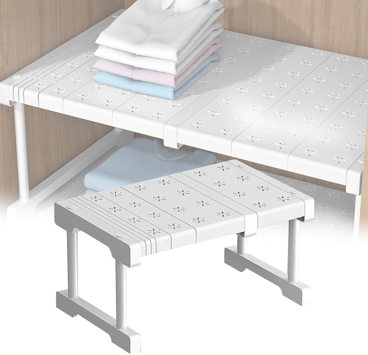 Omgoods - Verstelbare Planken voor Kasten, Geen Boren Nodig, 27-38 cm Breed