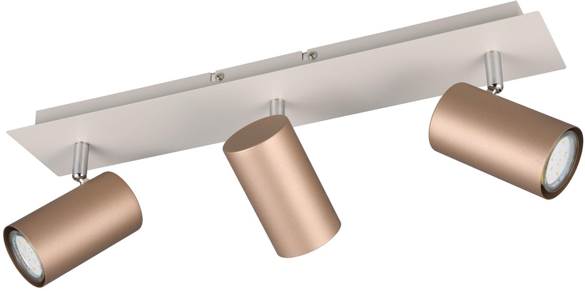 Omgoods - Spotbar Marley in Warm Grijs voor 3 Lampen