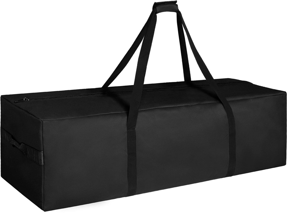 Omgoods - Grote Reis Duffle Bag, Zwart, 334L Capaciteit