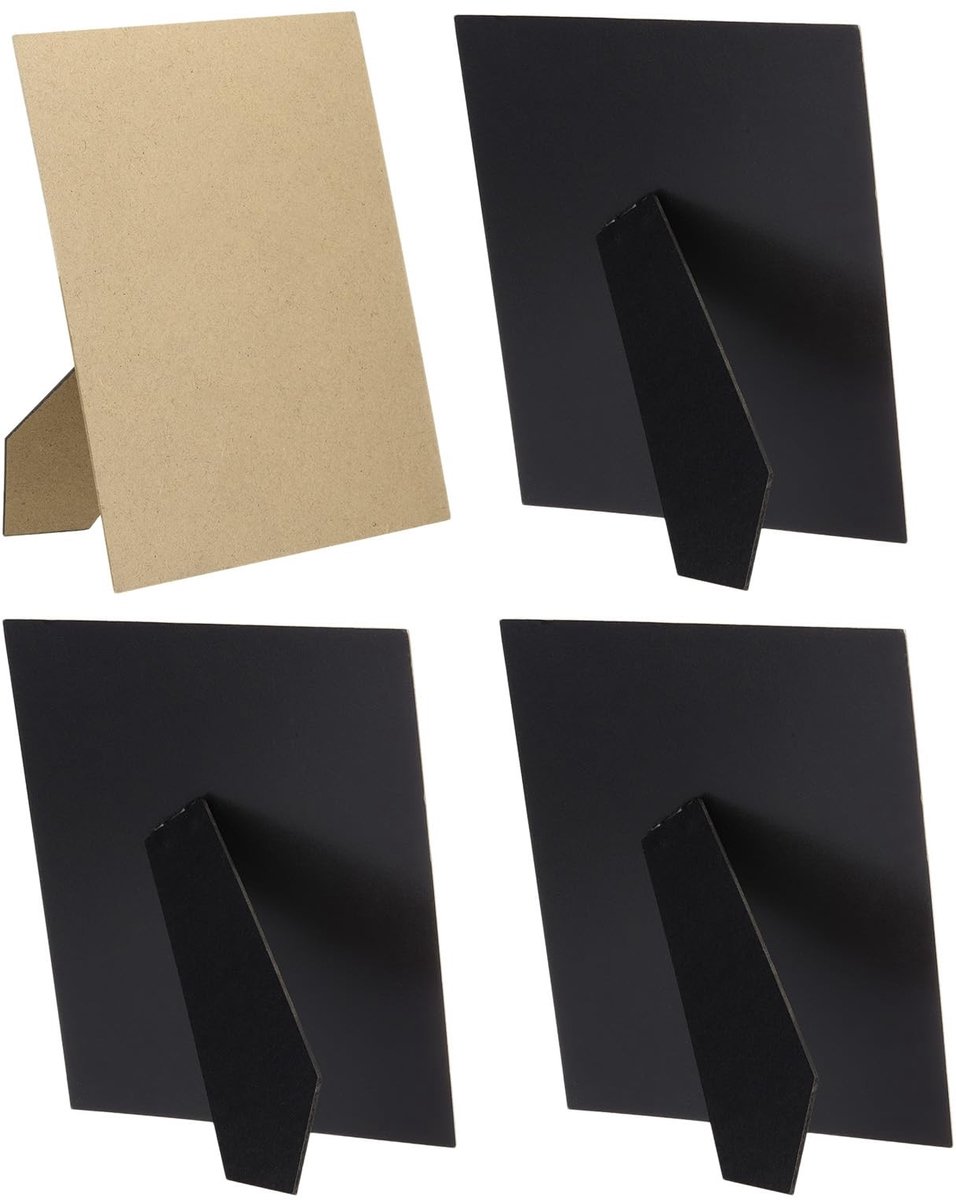 Omgoods - Set van 4 Easel Achterplaten voor Fotolijsten, 20x25cm