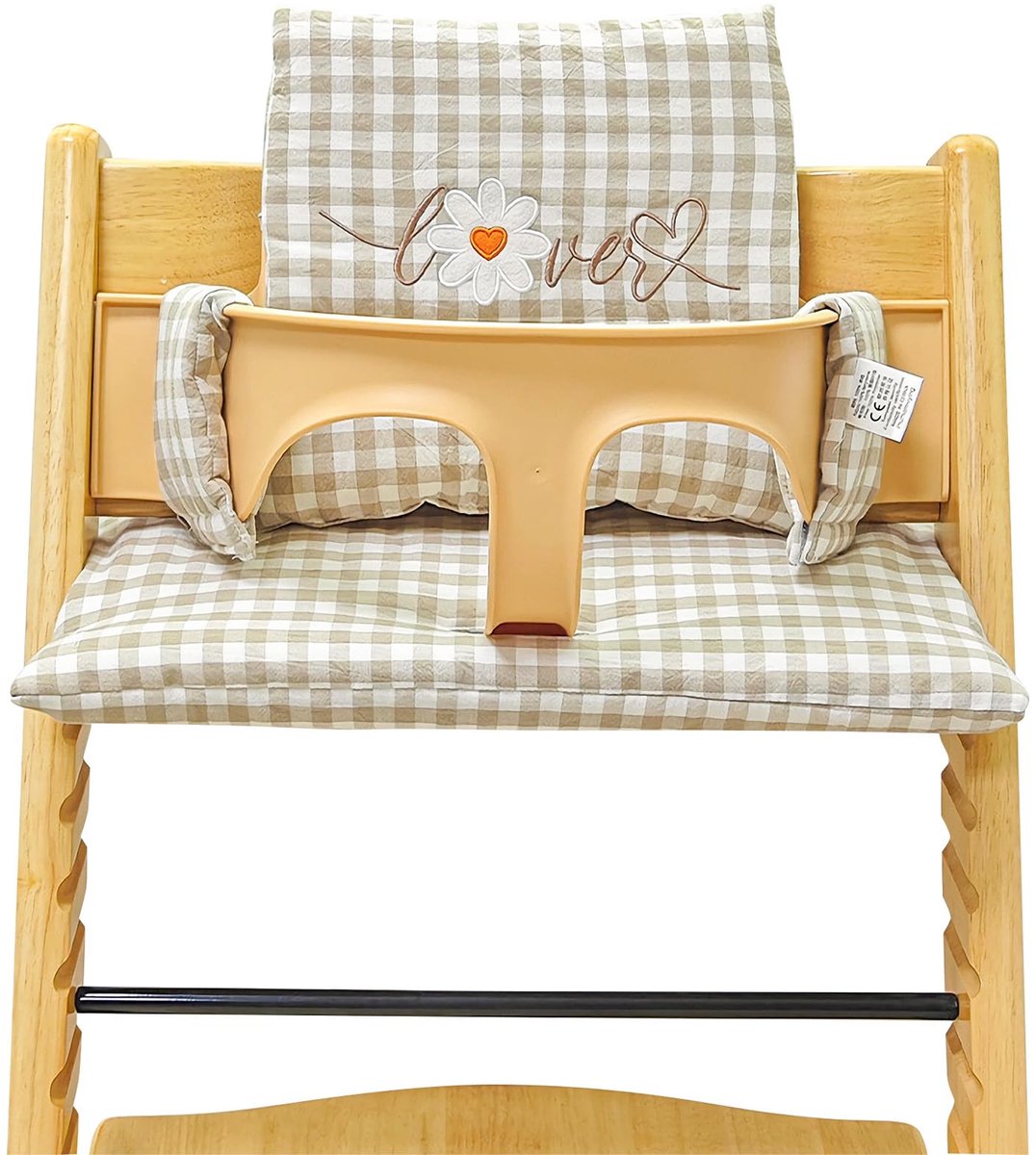 Omgoods - Hoge stoel zitkussen - Zitcomfort - Comfortabel en eenvoudig reinigbaar - Machinewasbaar - Kinderstoelkussen - Geschikt voor kleuters - L...