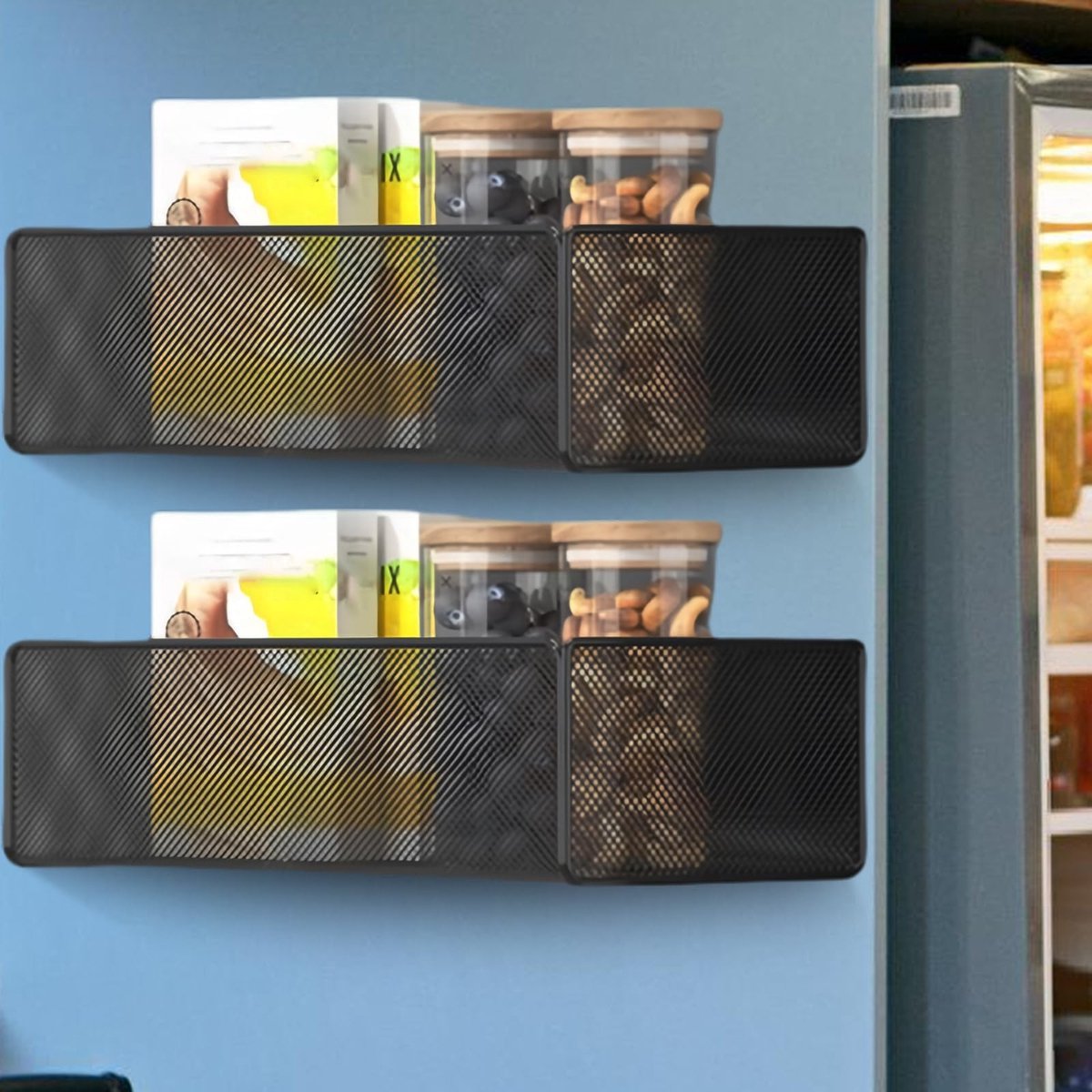 Omgoods - Magnetisch Kruidenrek voor Koelkast - 2 Stuks