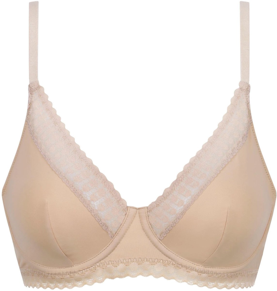 Omgoods - Dames Daily Micro Bh met Lace Afwerking voor Comfort