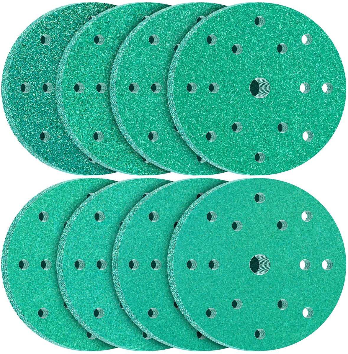 Omgoods - Set van 80 Schuurschijven 150mm voor Excentrische Schuurmachines