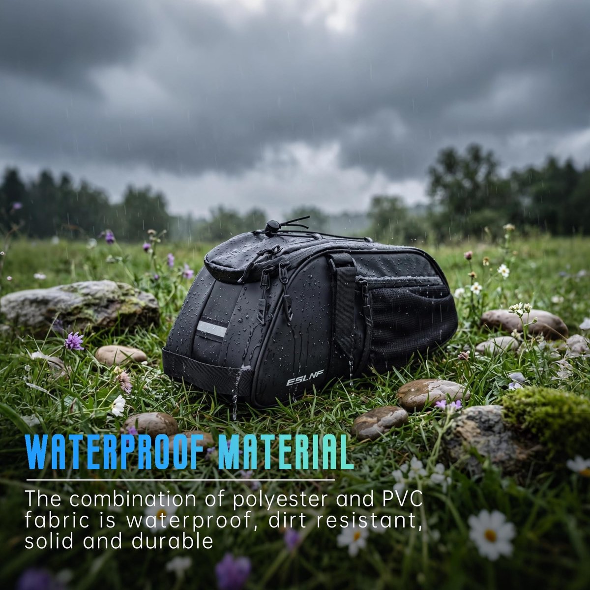 Omgoods - Waterdichte Fietstas voor Achterop de Fiets