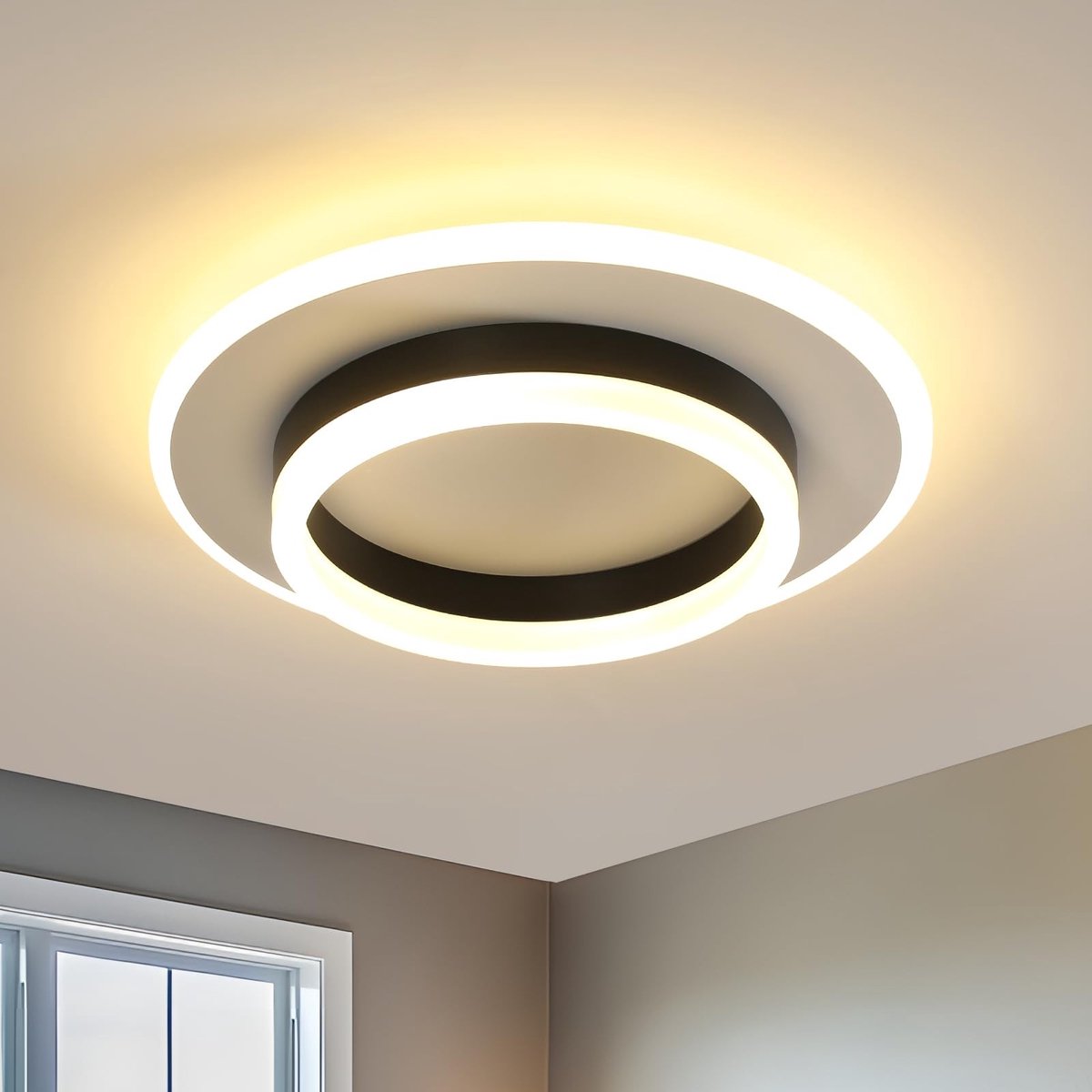 Omgoods - LED Plafondlamp Warm Licht 28W met Creatief Ontwerp