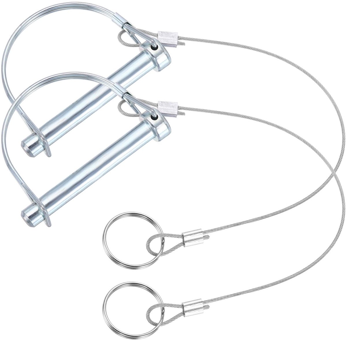 Omgoods - Trekhaakpennen D-vorm - 2 stuks, 3/8 inch x 1-9/16 inch