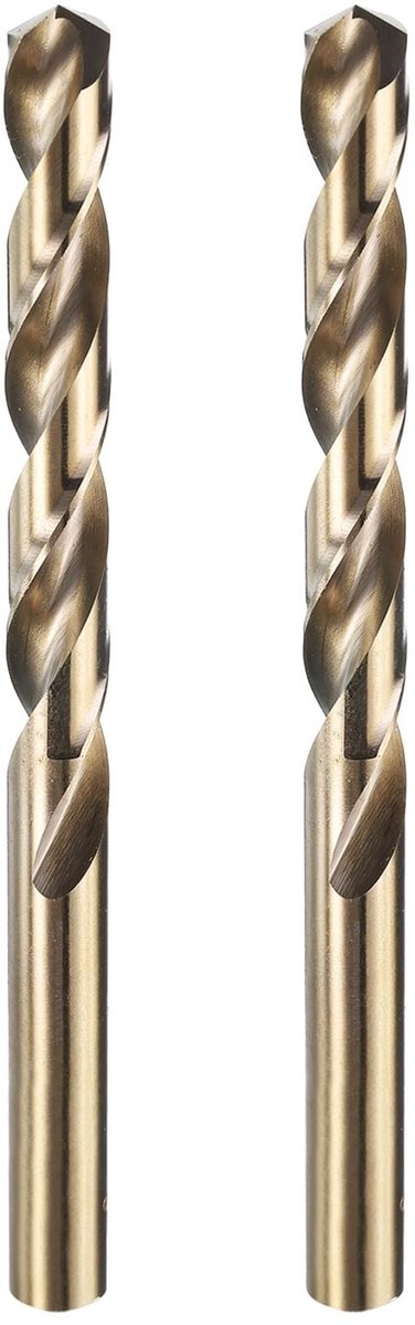 Omgoods - Set van 2 Kobalt Spiralboren voor Staal
