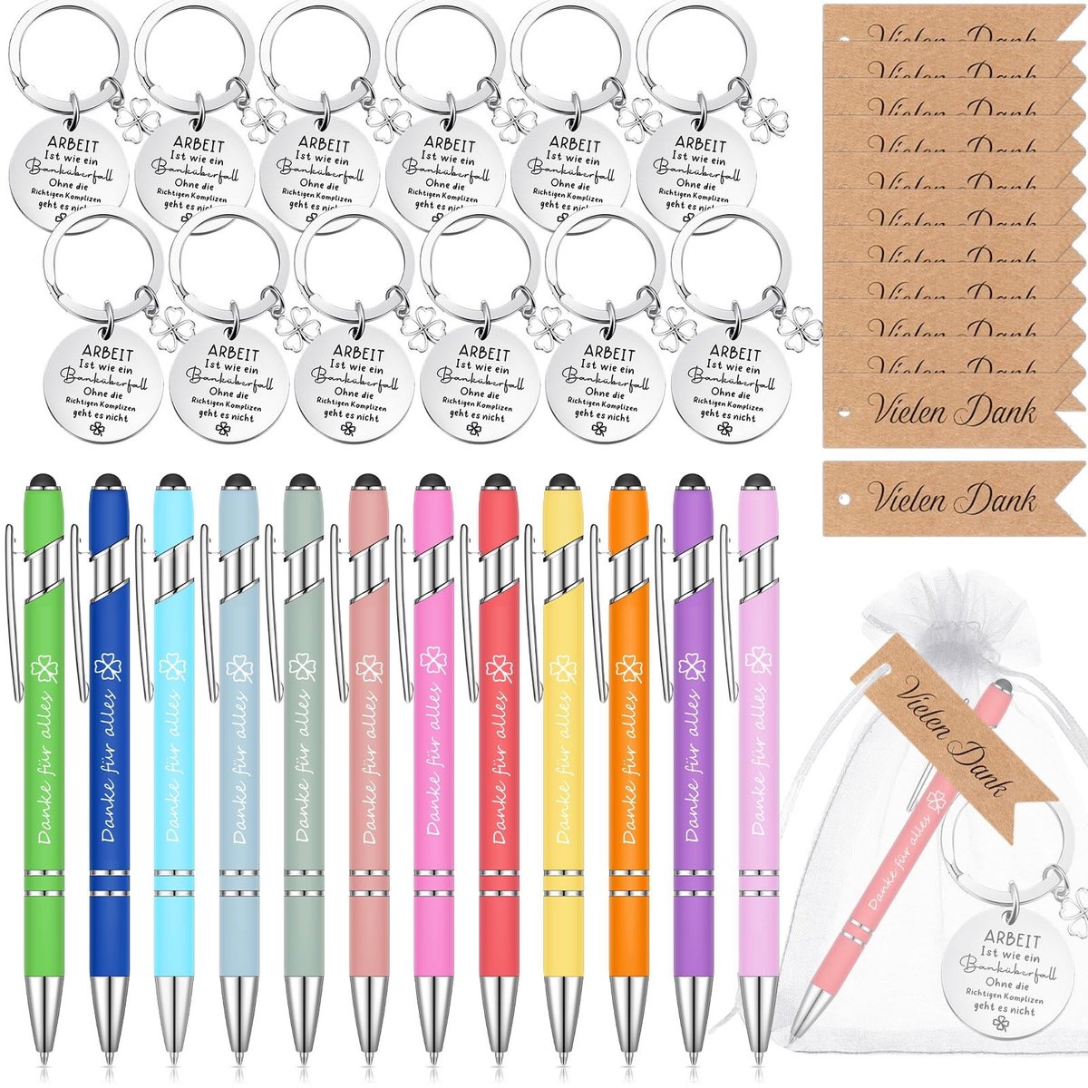 Omgoods - Set van 12 Bedankgeschenken voor Collega's en Medewerkers