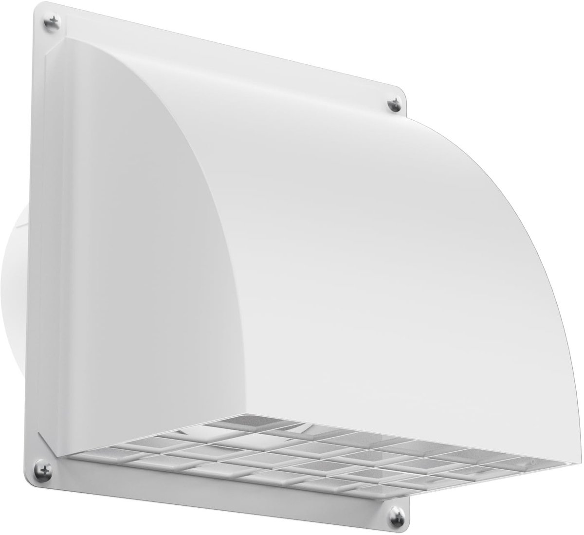 Omgoods - Ventilatierooster met Insectenbescherming en Terugslagklep 125 mm