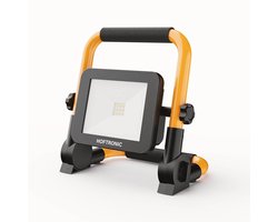LED Bouwlamp op accu - Oplaadbaar - 6500K - 5W - 700lm - Kantelbaar - Brandtijd: 4-6 uur aaneengesloten - 25.000 branduren - IP54 - 2 jaar garantie