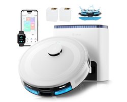 Lefant M2L Plus robotstofzuiger en -dweil, zuigkracht van 6000 Pa, inhoud van 2,2 l