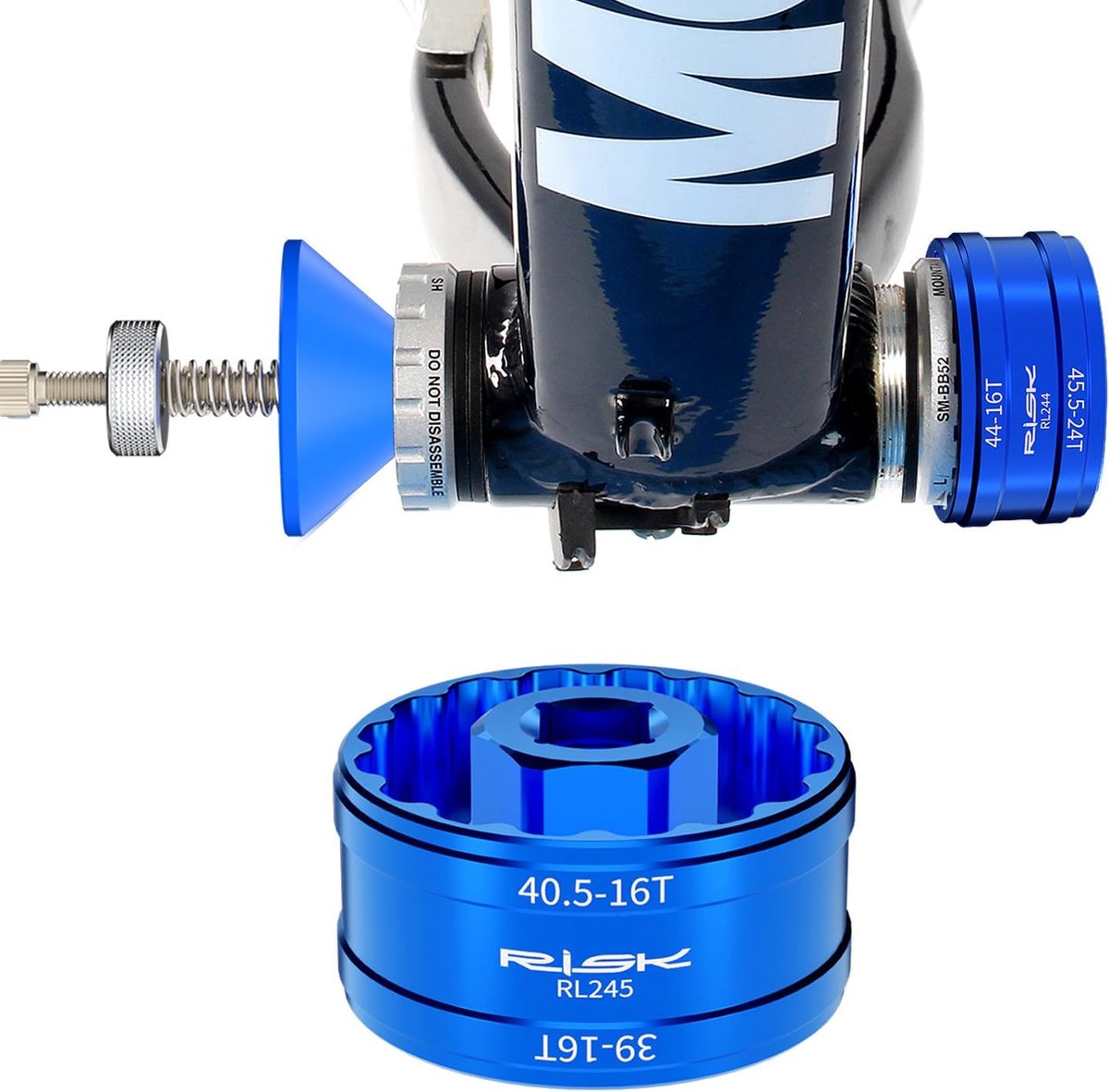 Fietsonderdelentool Bottom Bracket - Aluminium - Precisie CNC bewerkt - Eenvoudig installeren en verwijderen - ShopVlot