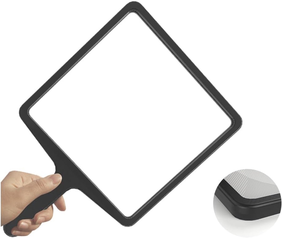 Dzxin Magnifier for reading, 3x hand magnifier lightweight rectangular magnifier provides a large viewing area for - ShopVlot