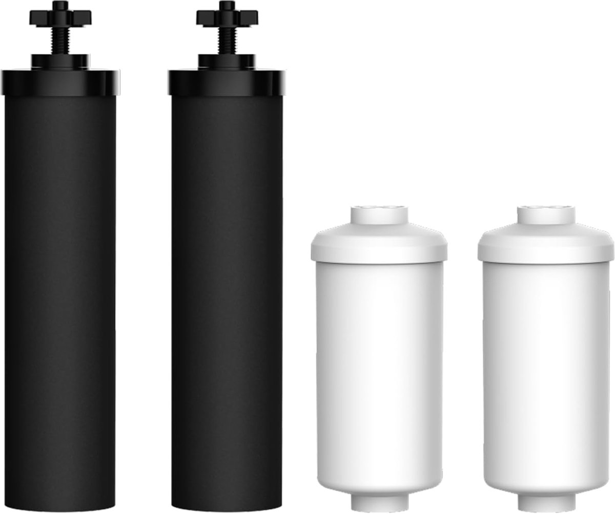 Set Waterfilter Elementen + Berkey PF-2 voor Black Berkey