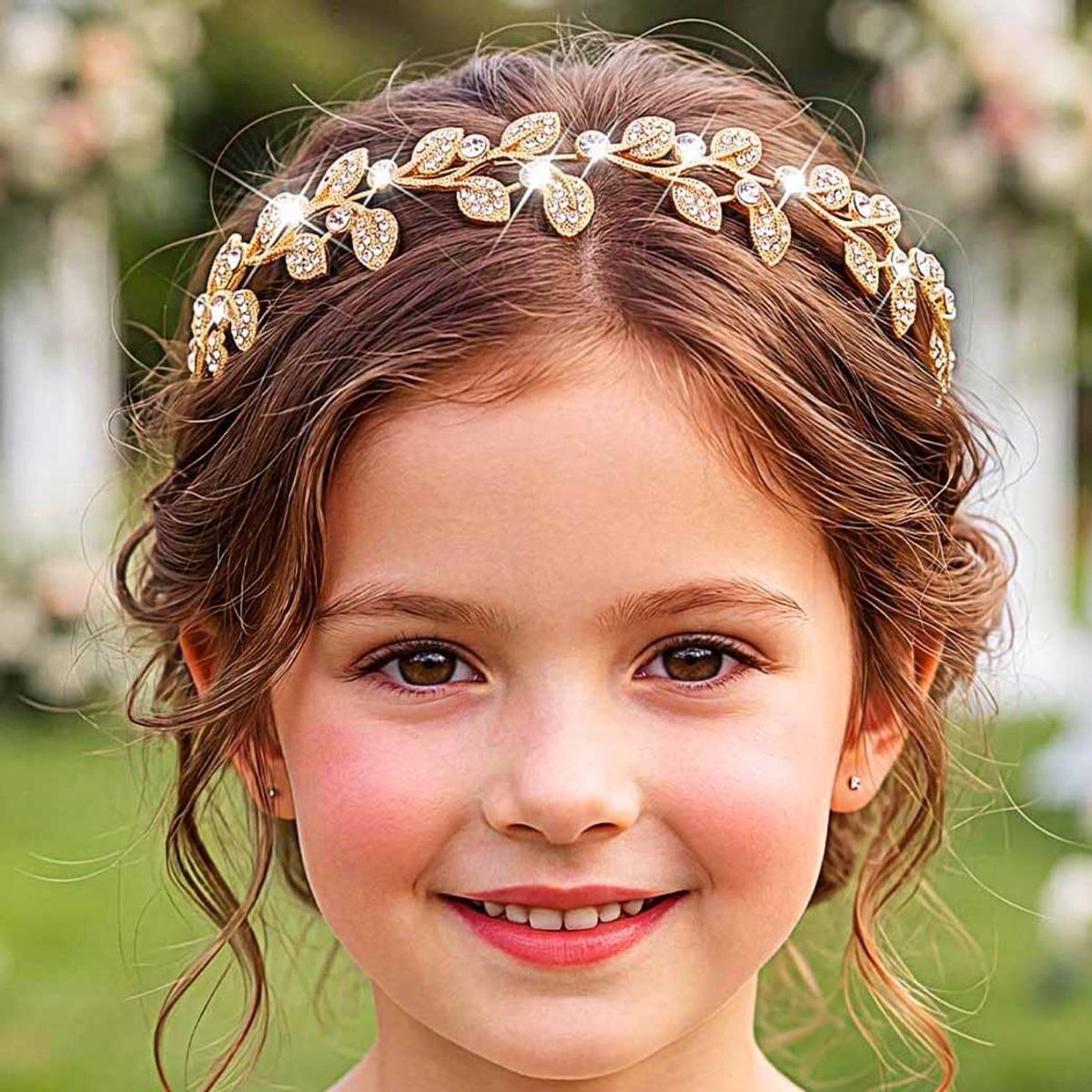 IYOU Princess Wedding Headbands Gold - ShopVlot