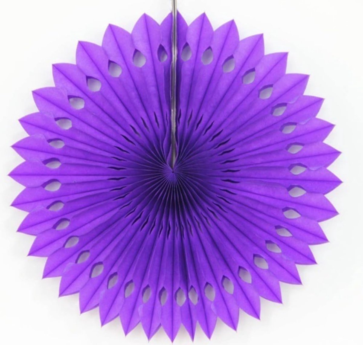 SnelShoppen - 10 stuks papieren waaierdecoratie, tissuebloemen en pompons voor feest, verjaardag, bruiloft, babyshower, eindexamenbal, afstudeerfeest,
