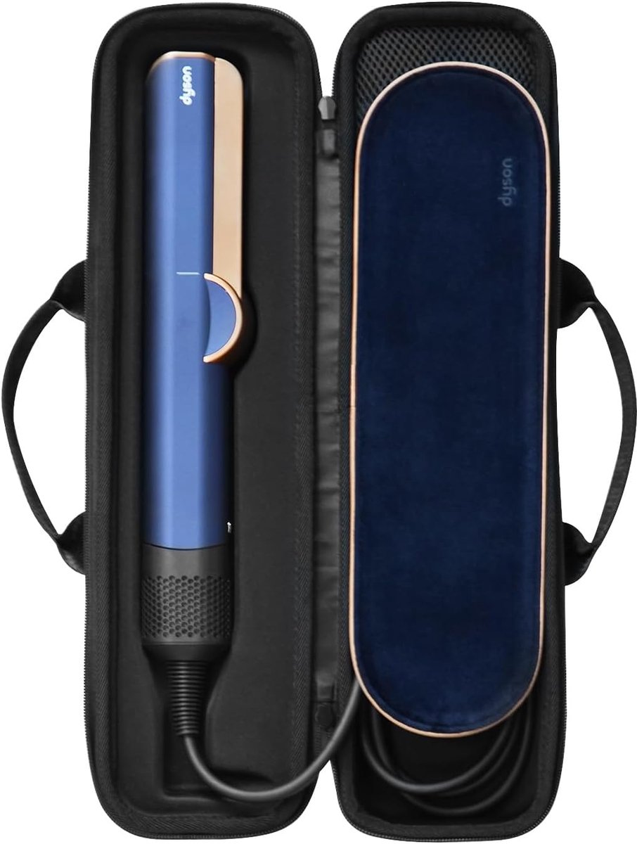 Carrying Case Compatible with Dyson Airstrait Hair Styler, Upgrade Capacity Hardshell EVA Bag, Storage Bag, Travel Case - ShopVlot