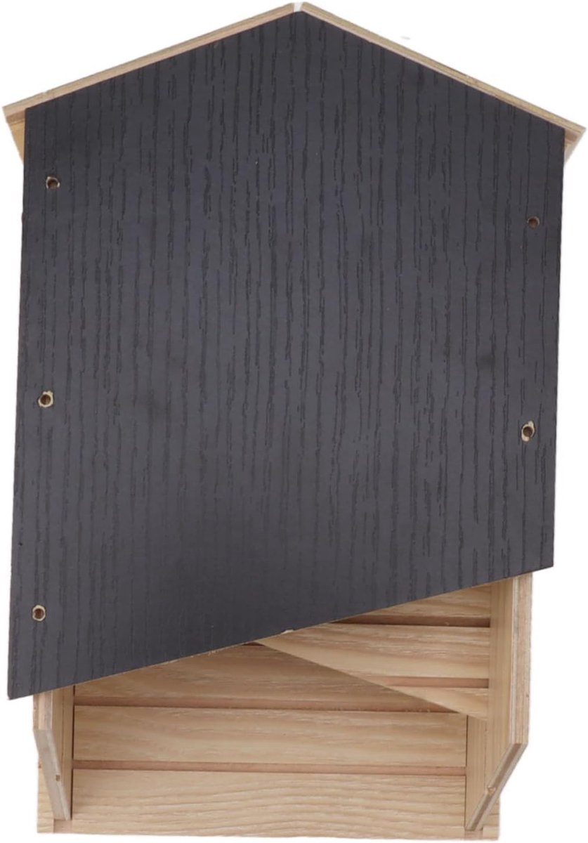 SnelShoppen - Bat house, houten waterdichte dubbele ruimte voor terras, eco-vriendelijk, eenvoudig te installeren, veilig en comfortabel voor vleermui