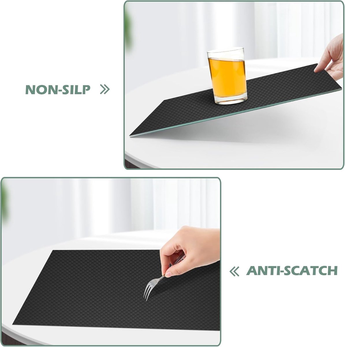 Drawer Mat, EVA Material Waterproof Drawer Cover Non Slip Mat Fridge Cover, Non Stick, for Kitchen Cabinets, Drawers - ShopVlot