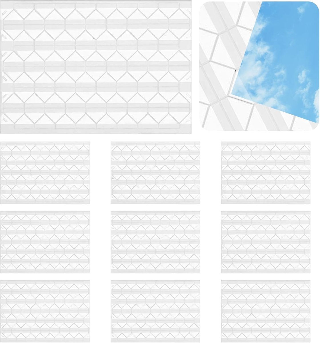SnelShoppen - Set van 1020 Zelfklevende Fot hoeken, Transparante Foto Hoeken voor Foto's, Scrapbooking, Creatieve Hobby's, Ideaal voor Fotoalbums en K